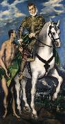 El Greco St Martin and the Beggar oil painting